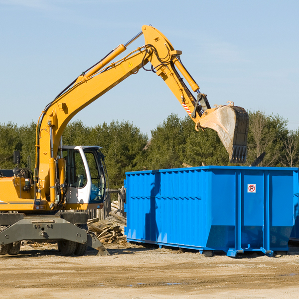 are there any additional fees associated with a residential dumpster rental in Dema